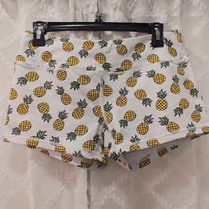 Savage Barbell Pineapple Express Booty Shorts